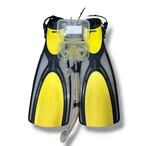 Mares Wave Fins Xl Snorkel Mask Set Scuba Swim Gear Adult Yellow. Fixed Price $44.99.