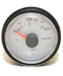 Vdo A2C53407554-S Viewline Sterling 240F Water Temp Gauge. 12V. Use W/us Sender. Fixed Price $25.00.