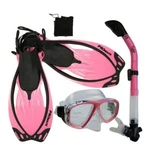 Promate Sea Viewer Snorkeling Diving Mask Flipper Gear Package Gift Set. Fixed Price $49.95.