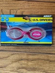 New Us Divers Adult Women Tempra Swim Pink Uv Protect Goggles. Fixed Price $14.49.