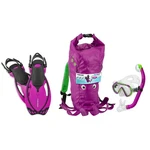 Used Mares Kids Sea Pals Character Set Purple, Size SMALL/9-13. Fixed Price $32.95.