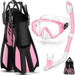 Odoland Set, Adults Snorkeling Packages With Dry Top Diving Mask, Adj.... Fixed Price $63.31.