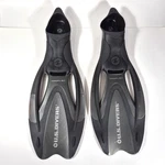 Us Divers Adult Scuba Diving Fins Black Gray Size Medium Large 21" Length. Fixed Price $24.99.