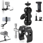 Super Clamp Camera Mount 360 Ballhead Magic Arm, With.... Fixed Price $14.12.