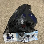 Cozia Design New Bag Full Face Snorkel Mask And Fins. Fixed Price $24.99.