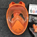 Qingsong Kids Mask Full Face, Snorkeling Set With Camera Mount, Size Xs. Fixed Price $18.50.