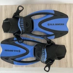 Us Divers Proflex Youth Swim Fins Blue Snorke /scuba Flippers Sz (1-4). Fixed Price $10.00.