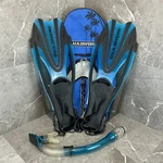 Us Divers Proflex Fx Adult Swim Fins Snorkel Bag Black/turquoise (4-7). Fixed Price $19.87.