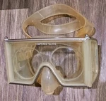 Vintage U.s. Divers Tempered Glass Aqua Lung Wrap-around Goggles. Fixed Price $59.87.
