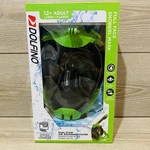 Dolfino Adult 12+ Full-face Tinted Snorkel Mask, Large/x-large, Green. New. Fixed Price $24.99.
