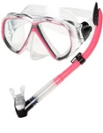 Phantom Aquatics Mask And Snorkel Set Pink. Fixed Price $22.99.