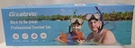 Greatever Snorkel Set 3 Window Mask Adult, Panoramic Wide View. Fixed Price $22.67.