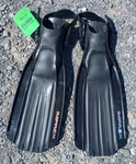 Tusa Imprex SF-7700 Black Open Heel Fins With Shape Keepers. Fixed Price $44.99.