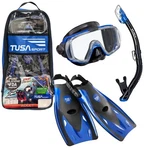Tusa Sport Visio Tri Ex Adult Snorkeling Set With Mask Fins And Dry. Fixed Price $145.90.