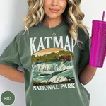 Katmai National Park Alaska Shirt Retro Bear Graphic For Hiker Traveler. Fixed Price $25.99.