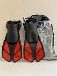 Seavenger Red Snorkel Swimming Fins Mesh Bag Set Combo Adult Unisex Size S/m. Fixed Price $26.23.