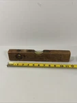 Vintage Wooden Bubble Carpenter Level 12 *working - Teak. Fixed Price $20.00.