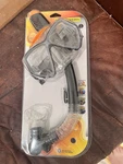 Us Divers Adult Tempered Glass Diving Mask Pro Silicone & Snorkel Set. Fixed Price $20.00.