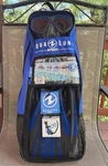 Nwt Aqua Lung Sport Snorkel Set In Travel/storage Bag Size Us M 10-13 Sealed. Fixed Price $49.55.