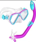 U.s. Divers Mask & Snorkel Set Kids 4+ Pink Teal Swimming Toucan New. Fixed Price $21.95.
