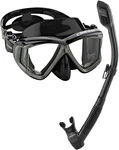 Cressi 4 Panoramic Wide View Mask Dry Set With Combo Snorkeling Bag. Fixed Price $69.95.