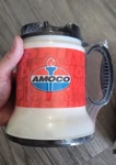 Amoco Thermo Mug 20 Oz Whirley Usa Gas Station Travel Cup Food. Fixed Price $35.00.