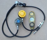 Beuchat Scuba Diving Regulator With 2ND Stage Octopus And Gauges. Fixed Price $120.00.