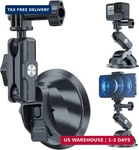 Telesin Suction Cup Car Mount With Phone Holder, Windshield Window Dashboard. Fixed Price $43.79.