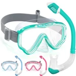 Vvinca Set For Kids 3-14, Dry Top Snorkeling Gear Boys A-green. Fixed Price $33.99.