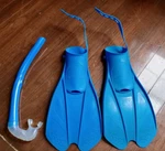 Blue Speedo Kids Flippers + Snorkel Ages 3-6 Size S/m 11. Fixed Price $19.99.