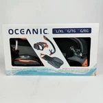 Oceanic Adult Snorkeling Set Fins Mask Bag L/xl New. Fixed Price $33.99.