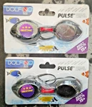 Dolfino Dive Gear Pulse Adult 15+ Goggles Mirrored Black 2 Pack. Fixed Price $15.89.