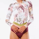 Rip Curl Swimsuit Womens Xs/s Floral Long Sleeve Rash Guard Surf Beach Boho. Fixed Price $38.25.