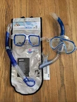 Mares Adult Combo Ray - Blue Scuba Dive Mask Snorkel Bag Bonus Head Set. Fixed Price $49.99.