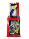 Dolfino Youth Mask And Snorkel 2 Piece Set For Children Blue/yellow New. Fixed Price $12.99.