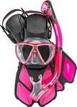 Cressi Adult Set (mask, Dry Snorkel, Adjustable Fins) - Light For Tra.... Fixed Price $106.01.