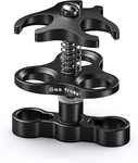 Diving Essential Accessory Ball Arm Clamp Three Cut Out Hole Lighting. Fixed Price $29.99.