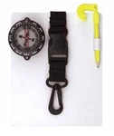 Trident Scuba Diving Underwater Writing Slate W/ Compass. Fixed Price $51.95.