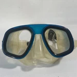 Oceanic Contour Blue Diving Mask With Tempered Glass Lens. Fixed Price $34.95.
