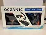 Oceanic Snorkel Set S/m Mask Fins Travel Bag Orange Open Box. Fixed Price $21.99.