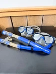 2-DEEP See Tempered Glass Wrap Around Snorkeling Masks And Snorkels. Fixed Price $39.99.