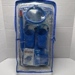 Dolfino Kids SET-4+ Swim Scuba Mask Pc Lens-snorkel Tube-fins-carry Bag. Fixed Price $13.00.