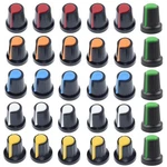 Thtrht 30 Pack Potentiometer Knob 6MM Switch Cap Kit WH148 Shaft Polychrome. Fixed Price $10.49.