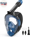 Full Face Mask, Snorkeling Gear For Adults, Scuba Diving Dry Top. Fixed Price $38.00.