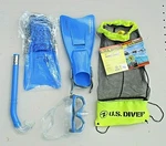 *new* U.s. Divers Snorkel Set Blue Junior 6+ Kids Sm/med Size 9-13 Play Series. Fixed Price $19.95.