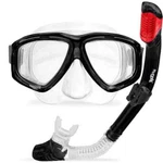 Prodive Premium Dry Top Snorkel Set - Impact Resistant Tempered Glass Diving .... Fixed Price $21.99.