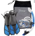 Seavenger Diving Snorkel Set-clear Blue-l/xl. Fixed Price $24.99.