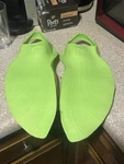 Aqua Sphere Alpha Fins Swim Fitness Training Phelps Eva Foam Green Large 10-11.5. Fixed Price $39.95.