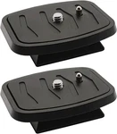 2 Pcs Tripod Quick Release Plate Camera Mounting Adapter, 44MM, Black. Fixed Price $20.57.