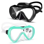 Adult Swim Goggles, 2 Pack Snorkel Diving Mask With Nose Cover, Tempered Glas.... Fixed Price $30.82.